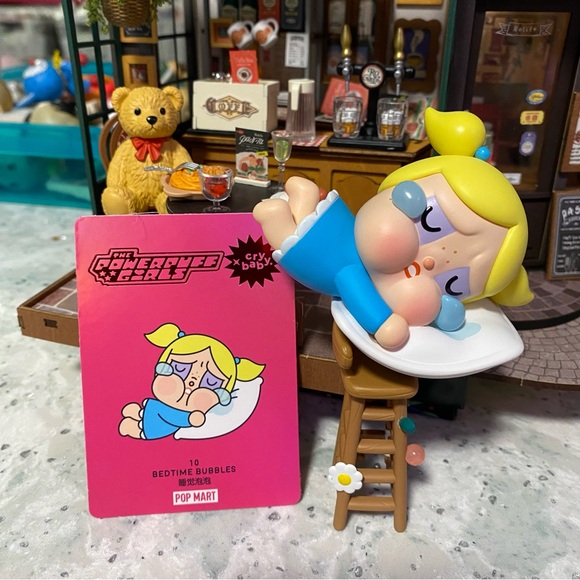 POP MART Cry Baby Powerpuff Girls Bedtime Bubbles - Picture 6 of 6